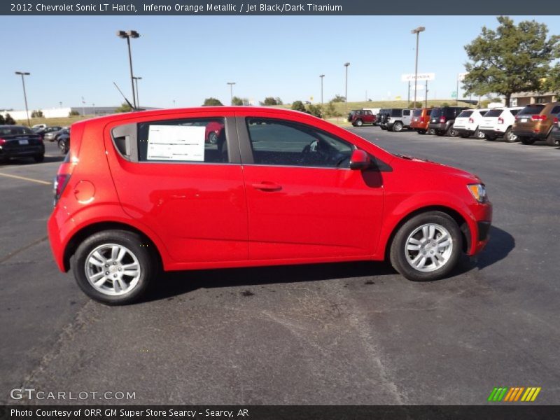  2012 Sonic LT Hatch Inferno Orange Metallic
