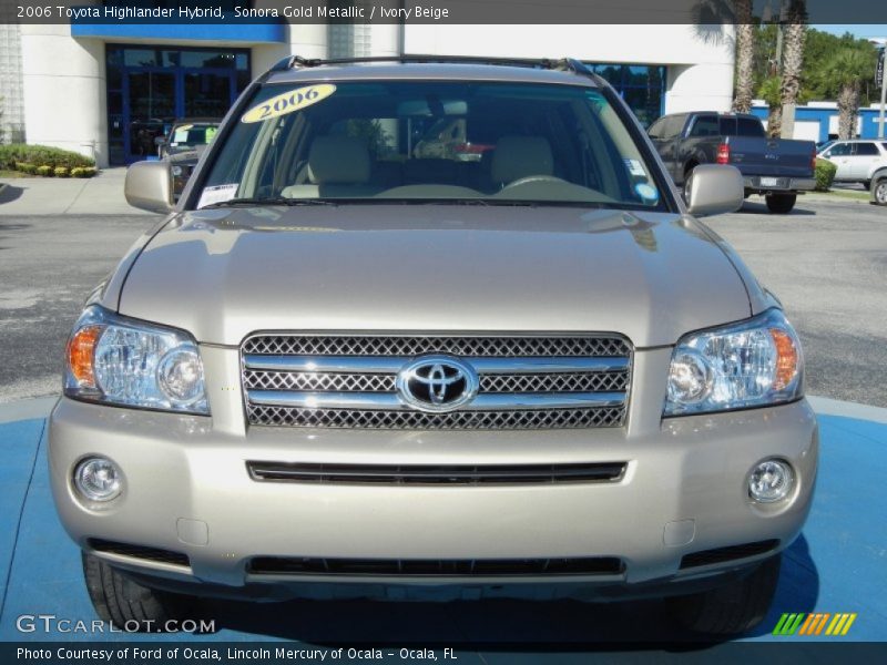 Sonora Gold Metallic / Ivory Beige 2006 Toyota Highlander Hybrid