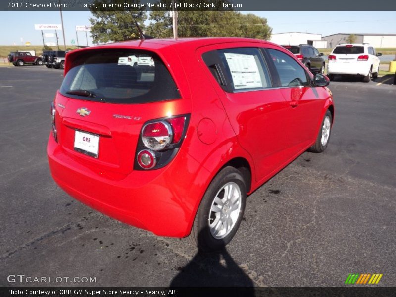  2012 Sonic LT Hatch Inferno Orange Metallic