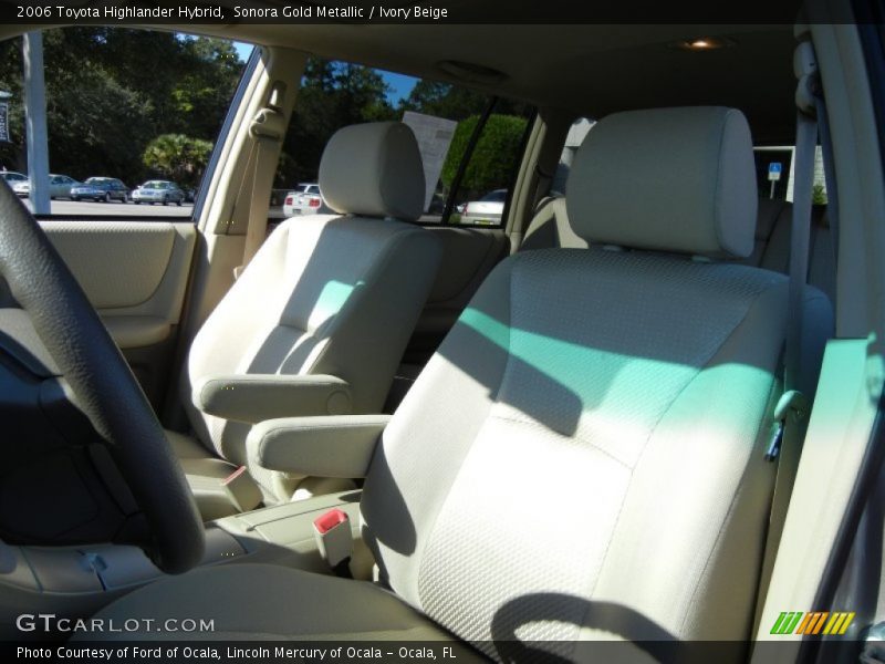 Sonora Gold Metallic / Ivory Beige 2006 Toyota Highlander Hybrid