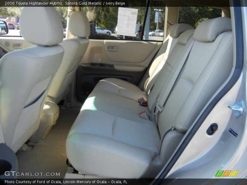 Sonora Gold Metallic / Ivory Beige 2006 Toyota Highlander Hybrid