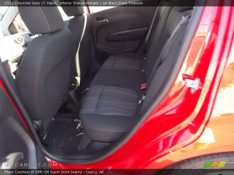 Inferno Orange Metallic / Jet Black/Dark Titanium 2012 Chevrolet Sonic LT Hatch