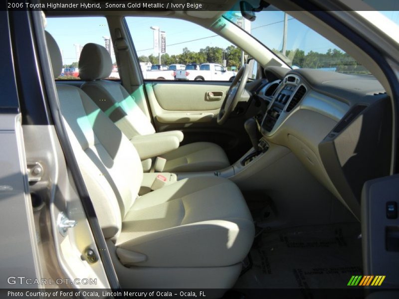 Sonora Gold Metallic / Ivory Beige 2006 Toyota Highlander Hybrid