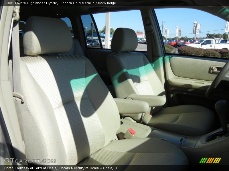 Sonora Gold Metallic / Ivory Beige 2006 Toyota Highlander Hybrid