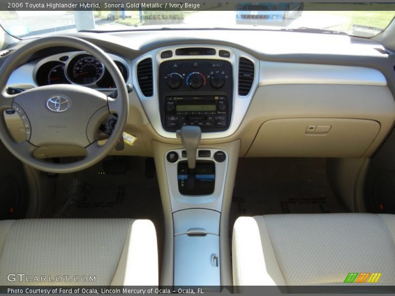 Sonora Gold Metallic / Ivory Beige 2006 Toyota Highlander Hybrid