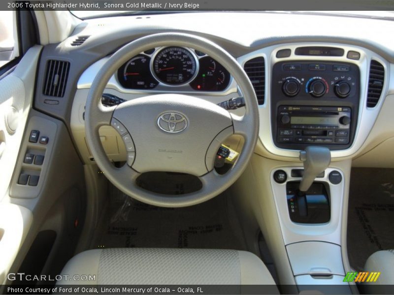 Sonora Gold Metallic / Ivory Beige 2006 Toyota Highlander Hybrid