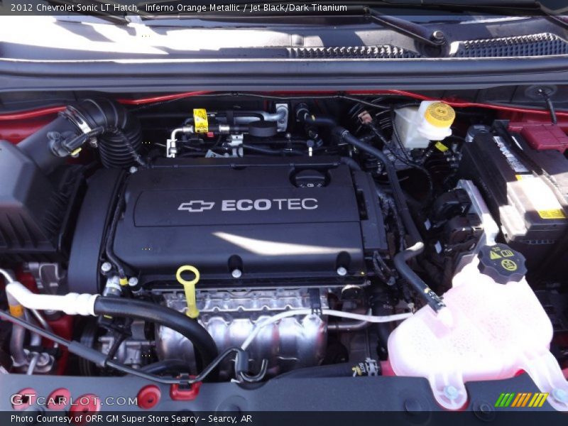  2012 Sonic LT Hatch Engine - 1.8 Liter DOHC 16-Valve VVT 4 Cylinder