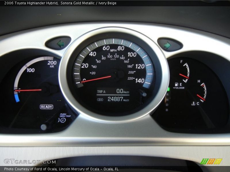 Sonora Gold Metallic / Ivory Beige 2006 Toyota Highlander Hybrid
