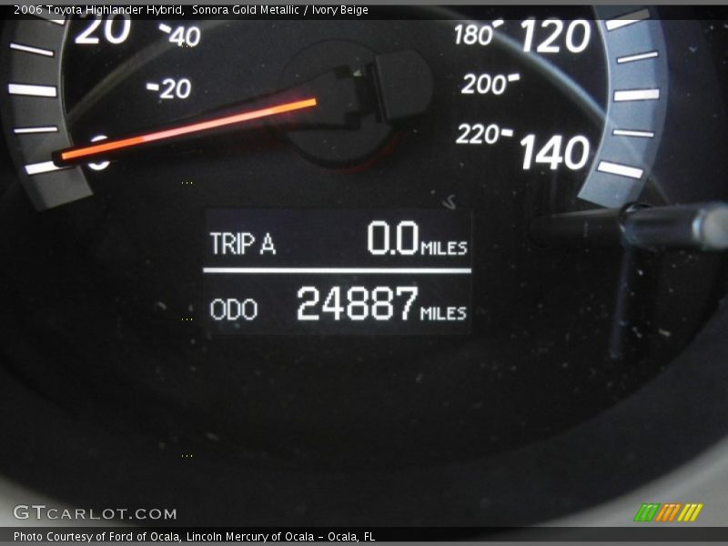 Sonora Gold Metallic / Ivory Beige 2006 Toyota Highlander Hybrid