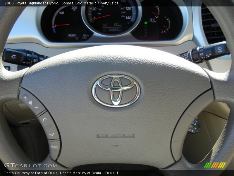 Sonora Gold Metallic / Ivory Beige 2006 Toyota Highlander Hybrid