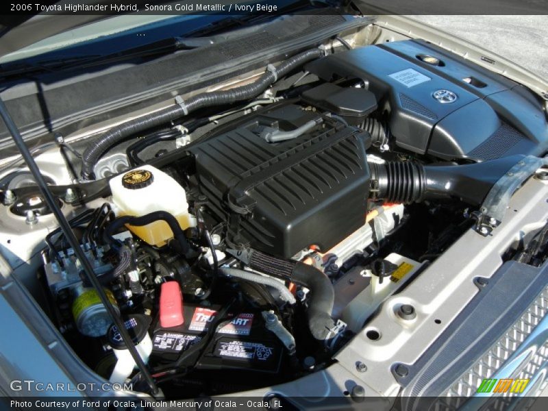 Sonora Gold Metallic / Ivory Beige 2006 Toyota Highlander Hybrid