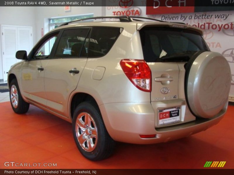 Savannah Metallic / Taupe 2008 Toyota RAV4 4WD