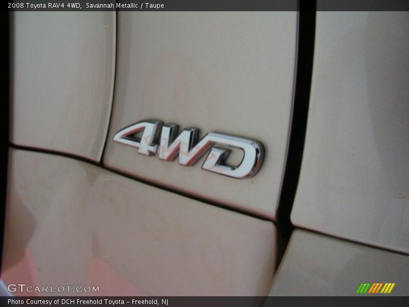 Savannah Metallic / Taupe 2008 Toyota RAV4 4WD