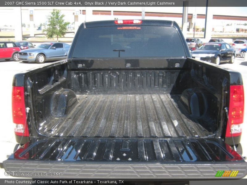 Onyx Black / Very Dark Cashmere/Light Cashmere 2007 GMC Sierra 1500 SLT Crew Cab 4x4