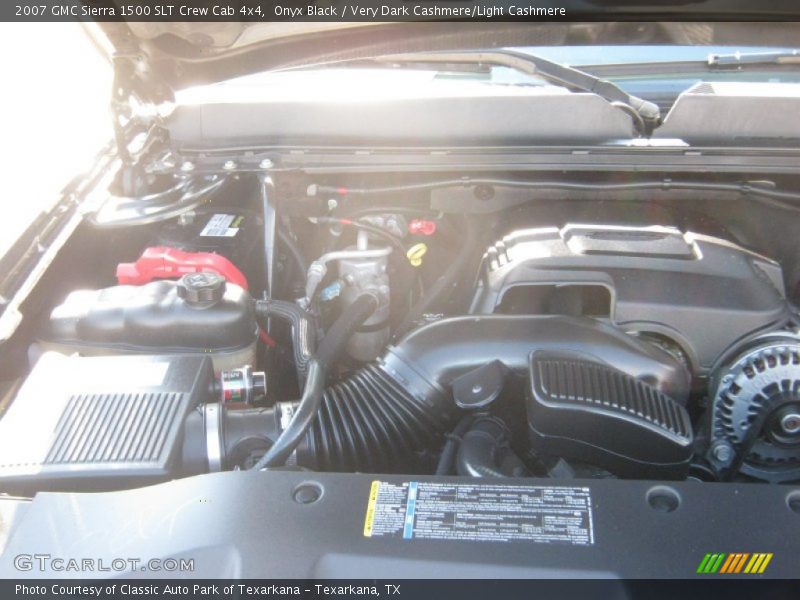 Onyx Black / Very Dark Cashmere/Light Cashmere 2007 GMC Sierra 1500 SLT Crew Cab 4x4
