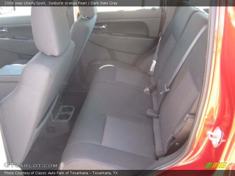Sunburst Orange Pearl / Dark Slate Gray 2009 Jeep Liberty Sport