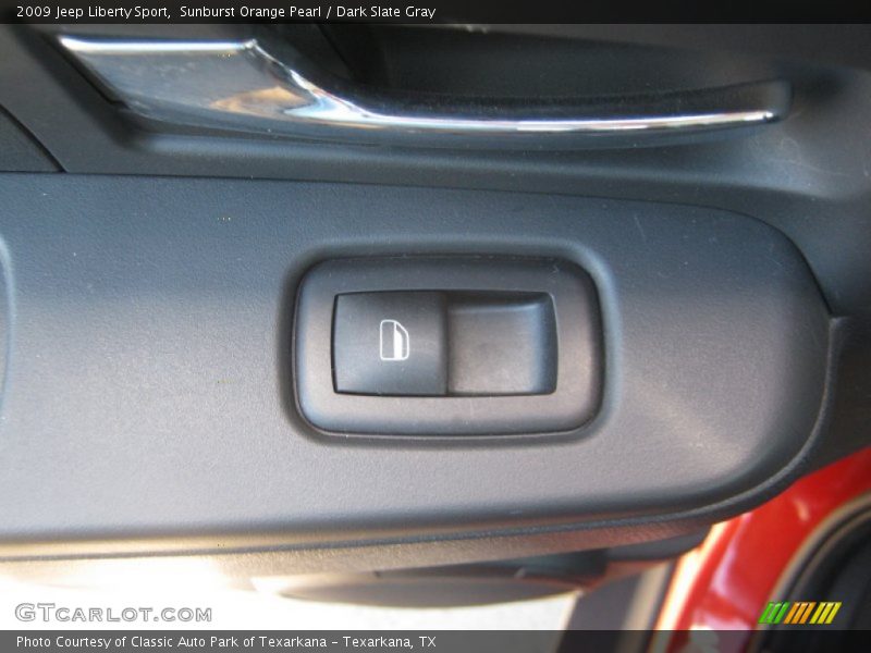 Sunburst Orange Pearl / Dark Slate Gray 2009 Jeep Liberty Sport