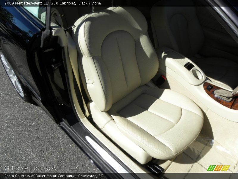 Black / Stone 2009 Mercedes-Benz CLK 350 Cabriolet