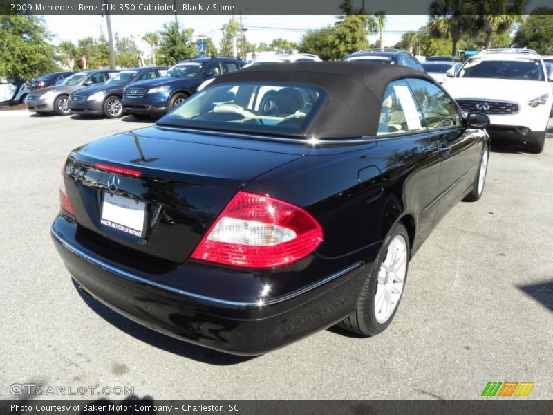 Black / Stone 2009 Mercedes-Benz CLK 350 Cabriolet