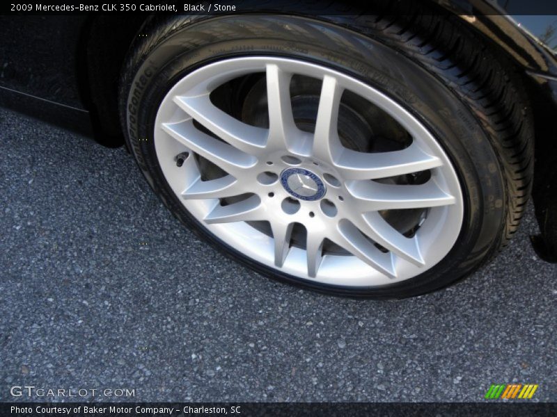 Black / Stone 2009 Mercedes-Benz CLK 350 Cabriolet