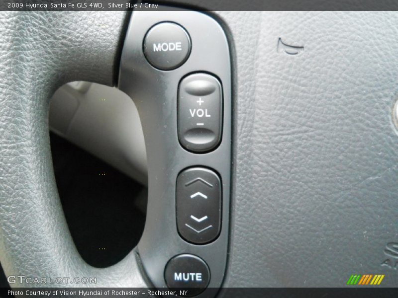 Silver Blue / Gray 2009 Hyundai Santa Fe GLS 4WD
