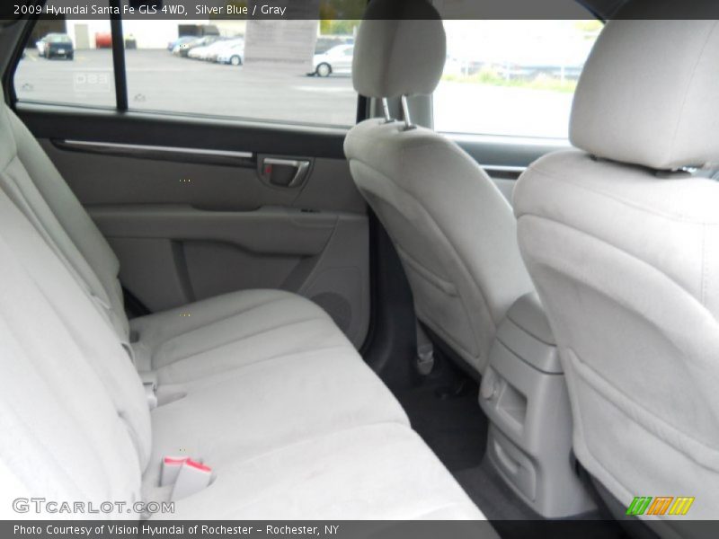 Silver Blue / Gray 2009 Hyundai Santa Fe GLS 4WD