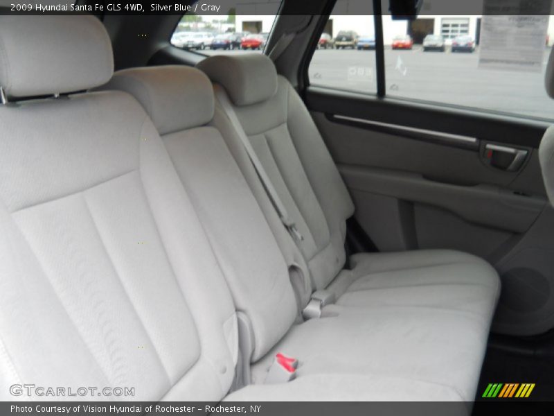 Silver Blue / Gray 2009 Hyundai Santa Fe GLS 4WD