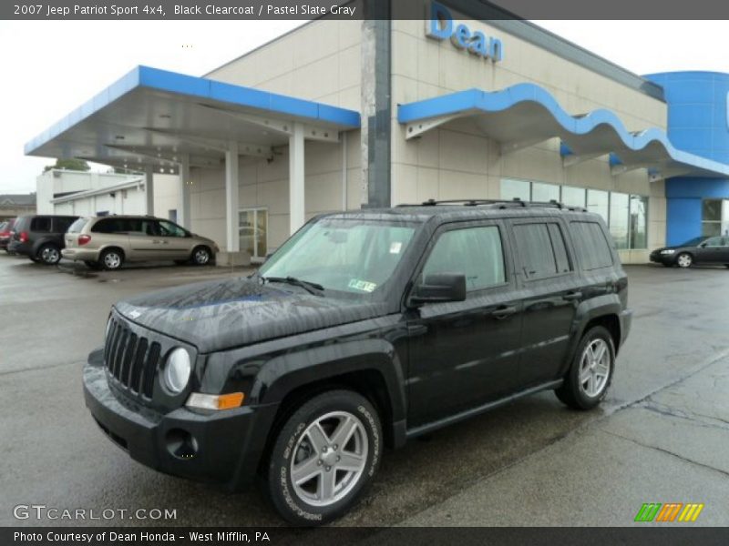 Black Clearcoat / Pastel Slate Gray 2007 Jeep Patriot Sport 4x4