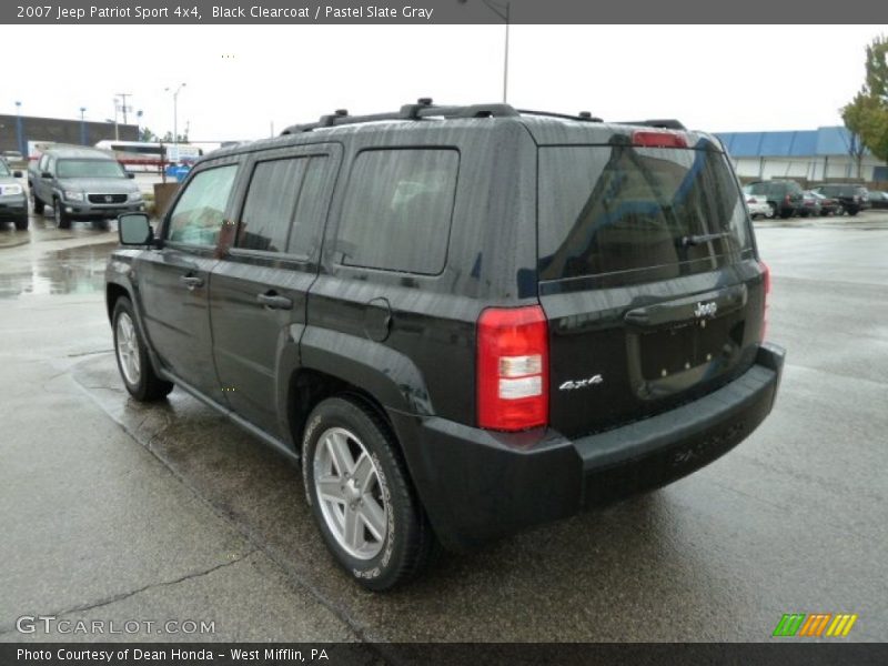 Black Clearcoat / Pastel Slate Gray 2007 Jeep Patriot Sport 4x4