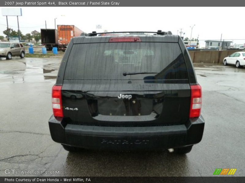 Black Clearcoat / Pastel Slate Gray 2007 Jeep Patriot Sport 4x4