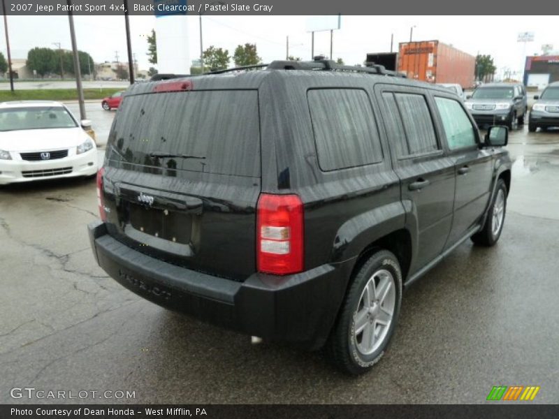 Black Clearcoat / Pastel Slate Gray 2007 Jeep Patriot Sport 4x4