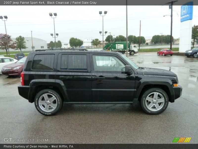 Black Clearcoat / Pastel Slate Gray 2007 Jeep Patriot Sport 4x4