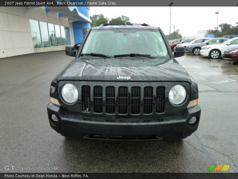 Black Clearcoat / Pastel Slate Gray 2007 Jeep Patriot Sport 4x4