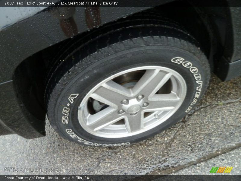 Black Clearcoat / Pastel Slate Gray 2007 Jeep Patriot Sport 4x4