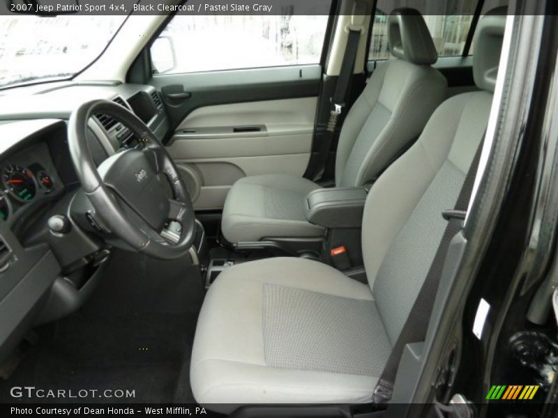 Black Clearcoat / Pastel Slate Gray 2007 Jeep Patriot Sport 4x4