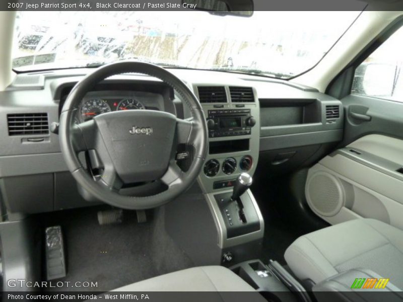 Black Clearcoat / Pastel Slate Gray 2007 Jeep Patriot Sport 4x4