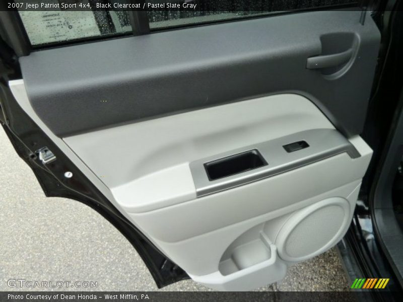 Black Clearcoat / Pastel Slate Gray 2007 Jeep Patriot Sport 4x4