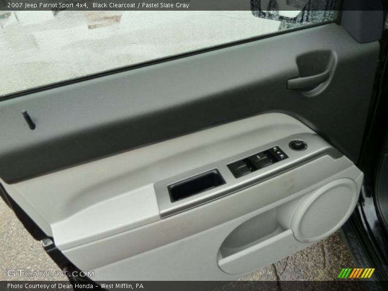 Black Clearcoat / Pastel Slate Gray 2007 Jeep Patriot Sport 4x4