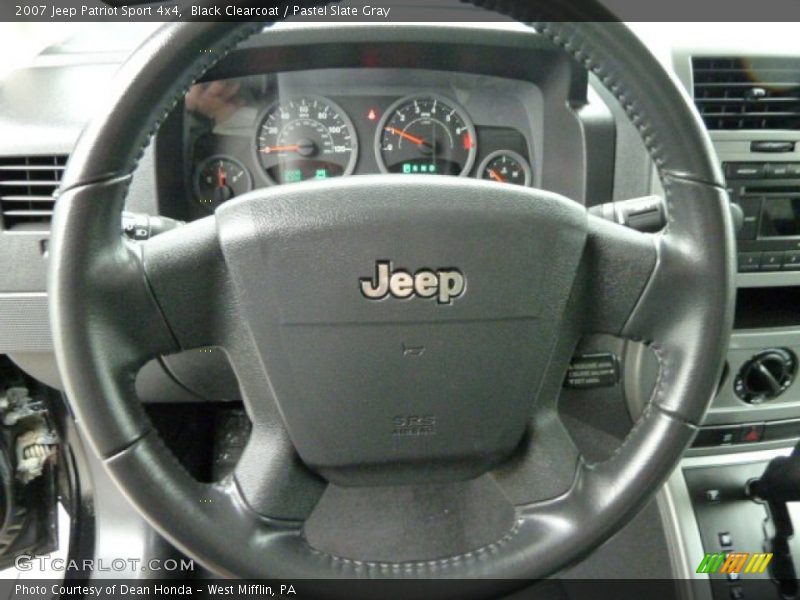Black Clearcoat / Pastel Slate Gray 2007 Jeep Patriot Sport 4x4