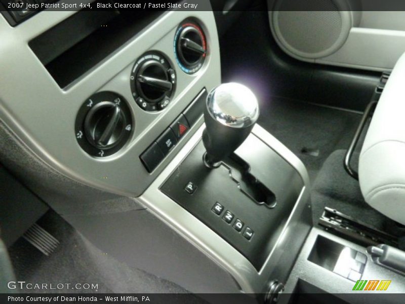 Black Clearcoat / Pastel Slate Gray 2007 Jeep Patriot Sport 4x4