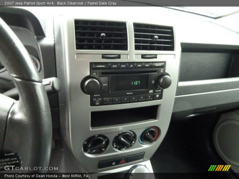 Black Clearcoat / Pastel Slate Gray 2007 Jeep Patriot Sport 4x4