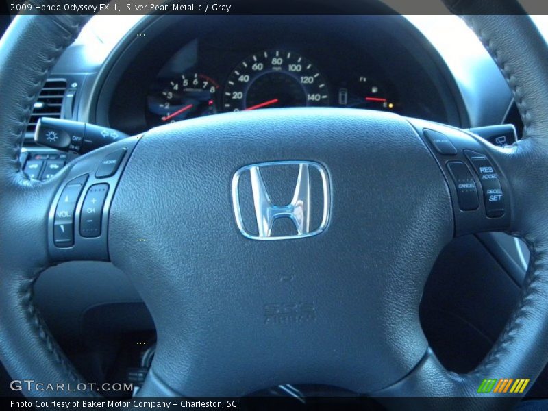 Silver Pearl Metallic / Gray 2009 Honda Odyssey EX-L