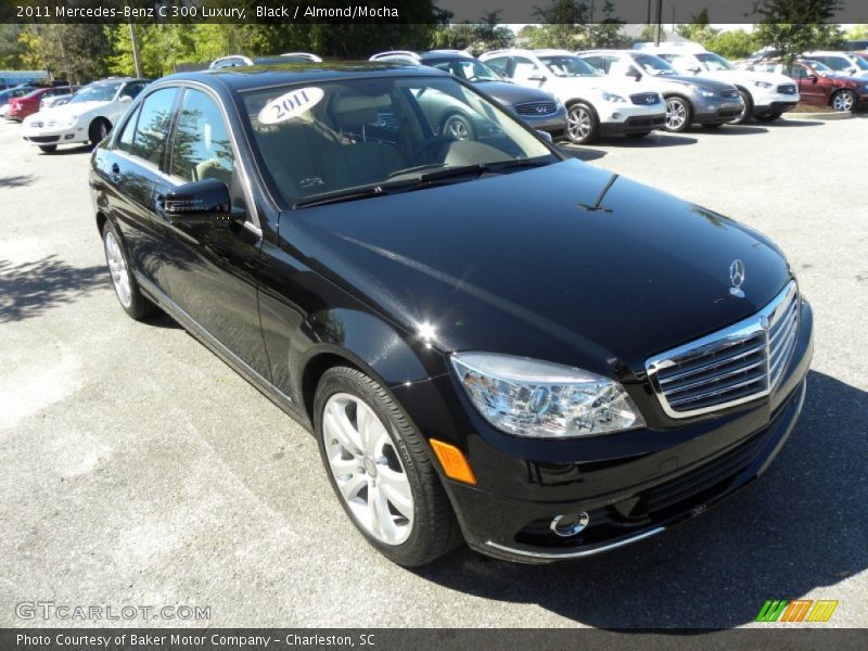 Black / Almond/Mocha 2011 Mercedes-Benz C 300 Luxury