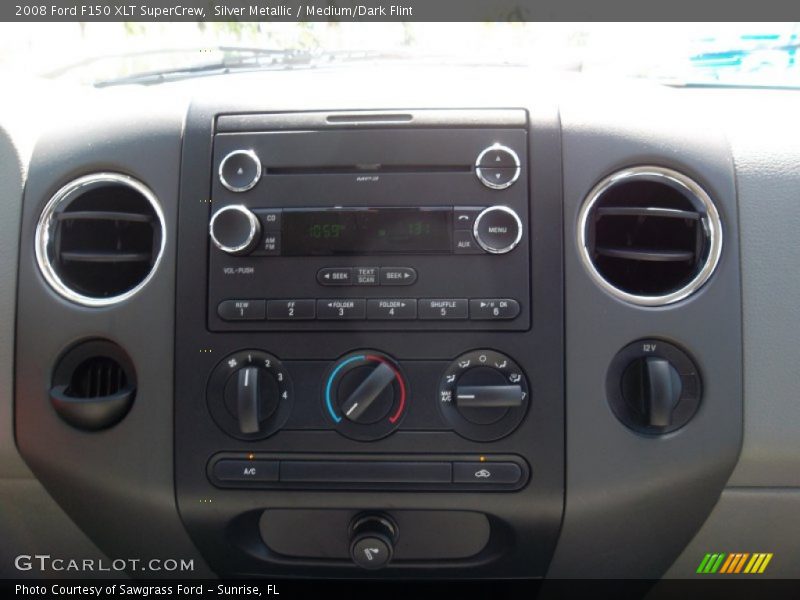 Silver Metallic / Medium/Dark Flint 2008 Ford F150 XLT SuperCrew