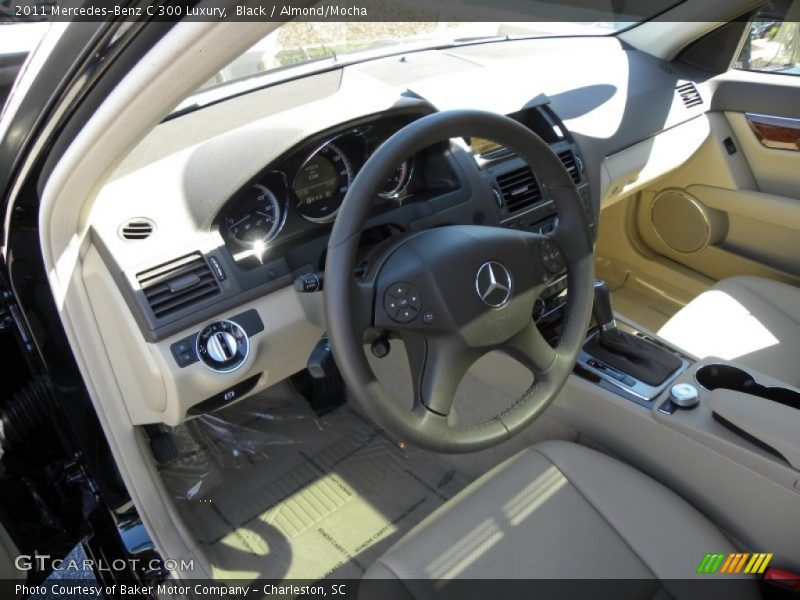 Black / Almond/Mocha 2011 Mercedes-Benz C 300 Luxury