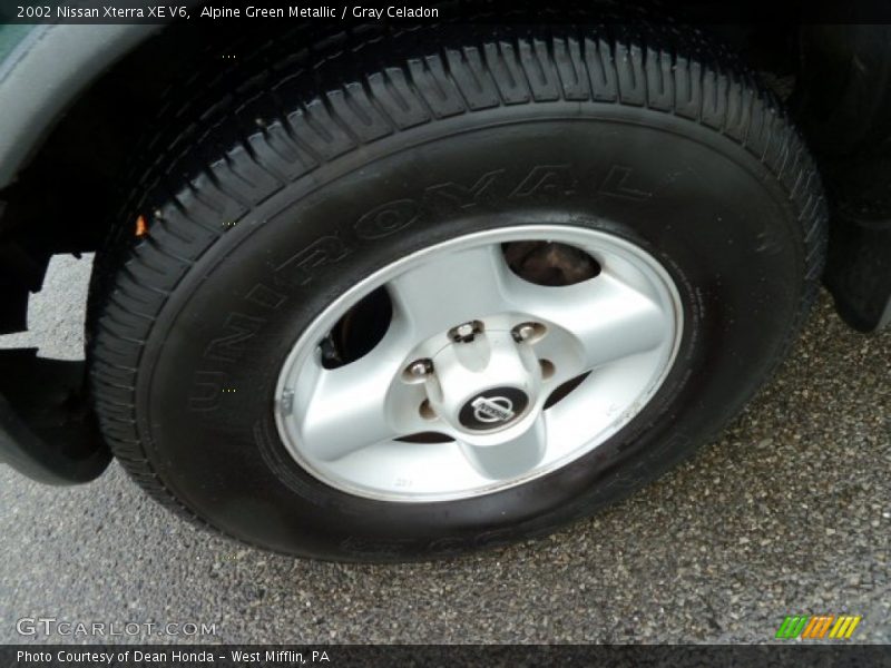 Alpine Green Metallic / Gray Celadon 2002 Nissan Xterra XE V6