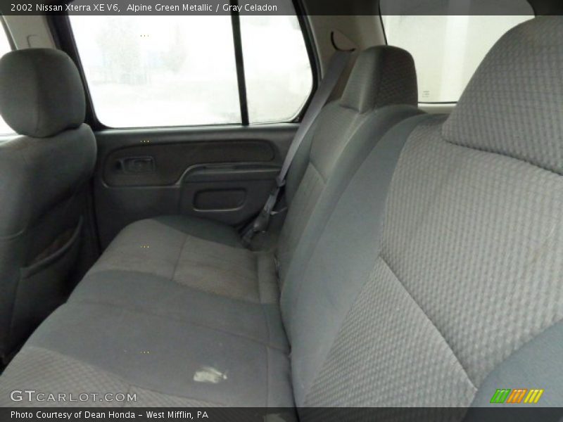 Alpine Green Metallic / Gray Celadon 2002 Nissan Xterra XE V6
