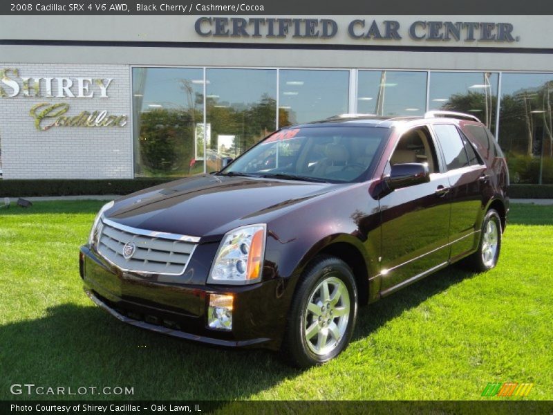 Black Cherry / Cashmere/Cocoa 2008 Cadillac SRX 4 V6 AWD
