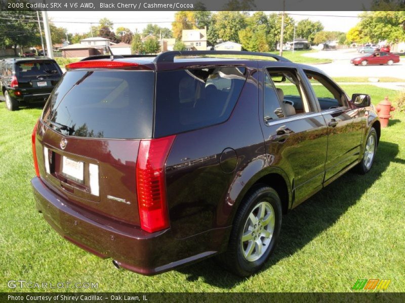 Black Cherry / Cashmere/Cocoa 2008 Cadillac SRX 4 V6 AWD