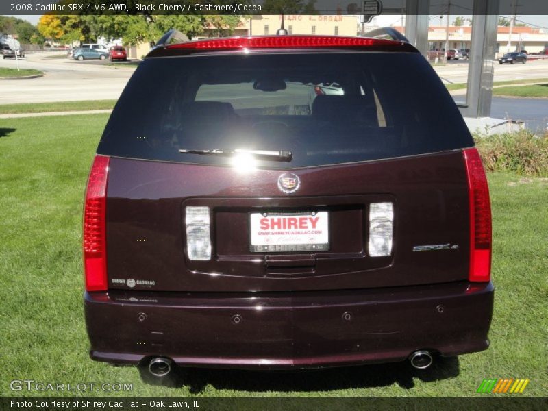 Black Cherry / Cashmere/Cocoa 2008 Cadillac SRX 4 V6 AWD
